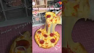 BIKIN PIZZA MOZARELLA DARI CLAY⁉️😱 #diy