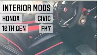 Honda Civic 10th Gen Interior Mods FK7 #interiormods #hondacivic