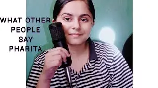 WHAT OTHER PEOPLE SAY COVER | PHARITA 