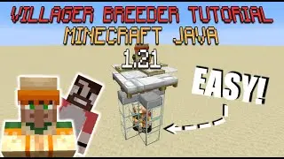 Villager Breeder TUTORIAL Minecraft Java 1.21