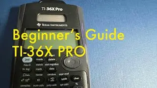 Beginner's Guide TI-36X Pro #math #teacher #science #statistics