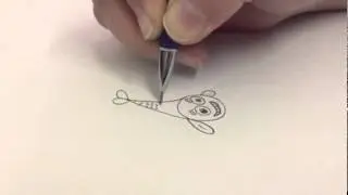 DRAWING A FISH NUMBER '6'