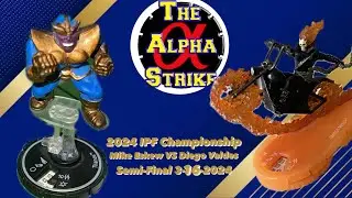 HEROCLIX 2024 IPF Championship Semi- Final Mike Eskew VS Diego Valdes - Heroclix Gameplay