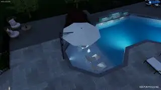 With decking Vip3D - 3D Swimming Pool Design Software