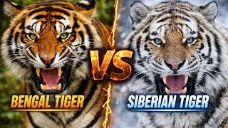 Bengal Tiger vs Siberian Tiger | Who Is the Real King of Tigers? | Wildlife Documentary