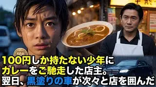 100円しか持たない少年にカレーをご馳走した店主。翌日、黒塗りの車が次々と店を囲んだ