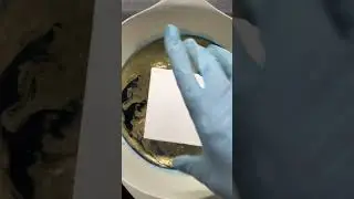 How to dye chalk BOLD (blue + gold)