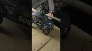 Axial Adventures UT18 Capra converted Bug doing work at ADK Crawlers in Upstate New York