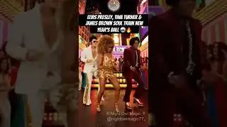 Элвис Пресли, Тина Тернер и Джеймс Браун на новогоднем балу Soul Train #шорты #вирусное #элвиспресли