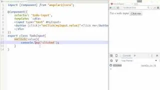 3 - angular 2 using events and refs