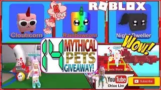Roblox Mining Simulator! 14 Mythical Pets giveaway - see Desc! Fun TELEPORTER GLITCH! LOUD WARNING!