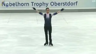 Programa corto de Tom&aacute;s Guarino en el ISU Challenger Nebelhorn Trophy 2022