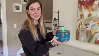 WOPET pet fountain with LED light -  W300B model