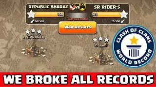 WE BROKE ALL WORLD RECORDS | NEW WORLD RECORD - Clash of Clans 2020 !