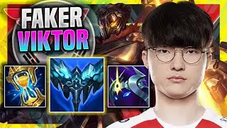 FAKER DOMINATING WITH VIKTOR! - T1 Faker Plays Viktor Mid vs Lucian! | Season 11