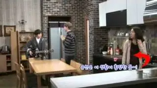 111229 High Kick 3 episode 66 behind the scenes - Krystal, Seungyoon, Naesang