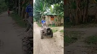 Power tiller Driving challenge 💪💪  #powertillerattachments #farmequipment #farming