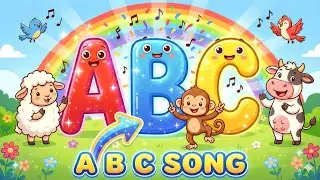 ABC Song for Kids (A-D) | Fun Alphabet Nursery Rhyme | ABCD Learning Song #abcd #kidssongs #shorts