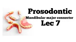 Lec 7 || mandibular major connector || بروس مرحلة ثالثة