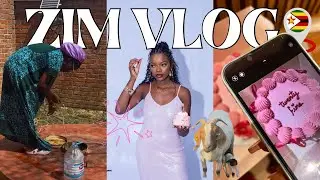 ZIM VLOG🇿🇼|Celebrating my 25th birthday, our in drive(taxi) broke down, visiting my childhood home 
