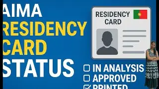 How Can Know Portugal Residency Card Status online by AIMA Portal | AIMA Update 