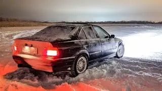 BMW E36 Winter Street Drifting in Estonia