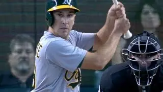 OAK@ARI: Venditte hits lefty, strikes out in first AB