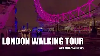 London Walking Tour Thames South Bank | 4K