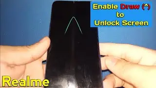 How to Enable Draw (^) Gesture to Unlock Screen in Realme 5 | Screen OFF Gesture
