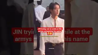 The armys are screaming KIM SEOKJIN the whole time #gucci #seokjin #jin #shorts