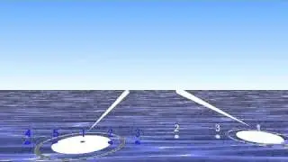 Polyrhythm 5:3 simultaneously, Animated in Conducting Patterns - with Bounce Metronome Pro