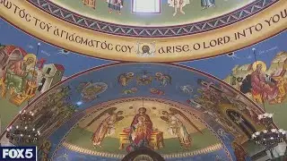 Byzantine Iconography at a Church on Long Island
