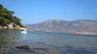 #1 Scratch built RC boat 1st test