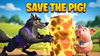 The Magic Brick vs The Big Bad Wolf 🐺🧱 | A Brave Little Pig&rsquo;s Adventure