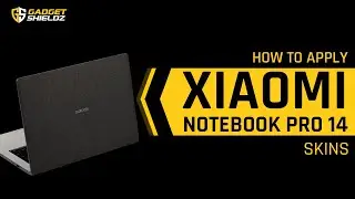 How to apply Mi NoteBook Pro 14 Laptop Skins | Gadgetshieldz&reg;
