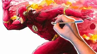 The Flash Time Lapse Painting