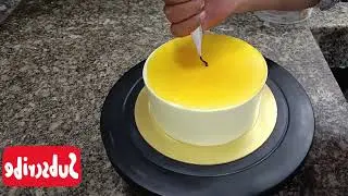 new design butterscotch cake 🎂🥞#cakedesgin #cake E#trending #cakedecorating #design