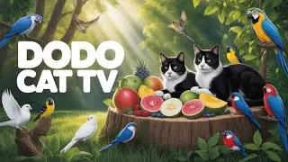 🔴Live - DoDo Cat TV for Cats to Watch 🐱 Birds Video For Cats 😺 Birds Chirping & Feline Entertainment