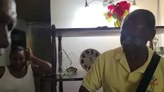 Past Speaker of the House Hon. Rubain Vanterpool plays this Fungi Band the Originals at his home