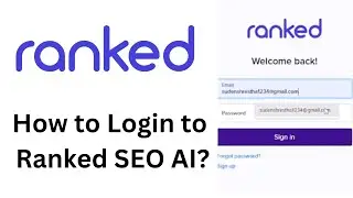 Ranked AI Login Tutorial | How to Login to Ranked SEO AI? Sign in Ranked SEO AI Guide