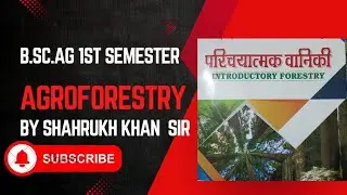 B.sc Ag 1st semester subjects introductory forestry important questions for examination 