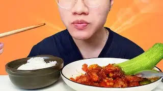 ASMR Crispy Pork with Rice 🍖 Ultimate Eating Sounds #ASMR #EatingSounds #mukbang
