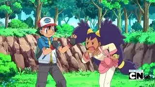 Iris being cute around Ash