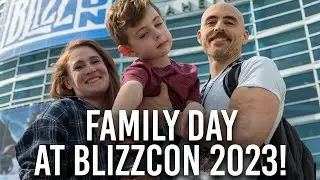 Family Day at Blizzcon 2023 (ft. Jenny & Archer!) - Bajheera Blizzcon 2023 Vlog (Day 2)