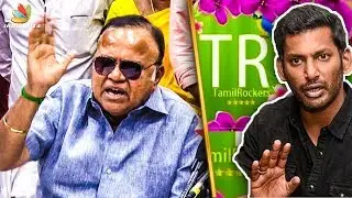 Reveal the Tamilrockers : Radha Ravi angry speech on Vishal |radha ravi latest speech