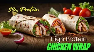 High Protein Chicken wrap ricepi | Low Calorie Chicken Wrap
