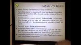 Emergency Sanitation & Hygiene, class #5, by Glade Barker