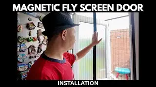 Installing a Magnetic Fly Door Screen for the first time