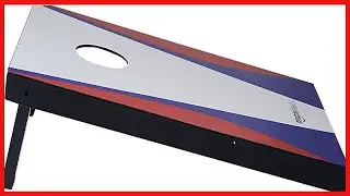 Amazon Basics Wooden Cornhole Outdoor Lawn Game Set