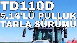 NEWHOLLAND TD110D 5.14 ÜNLÜ OTAMATİK IZGARA PULLUK TARLA SÜRÜMÜ PERFORMANS